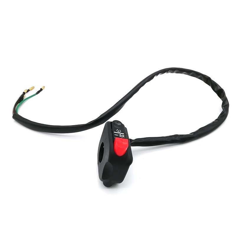 العالمي 7/8 "المقود دراجة نارية مفتاح إشعال على إيقاف تشغيل المحرك #1