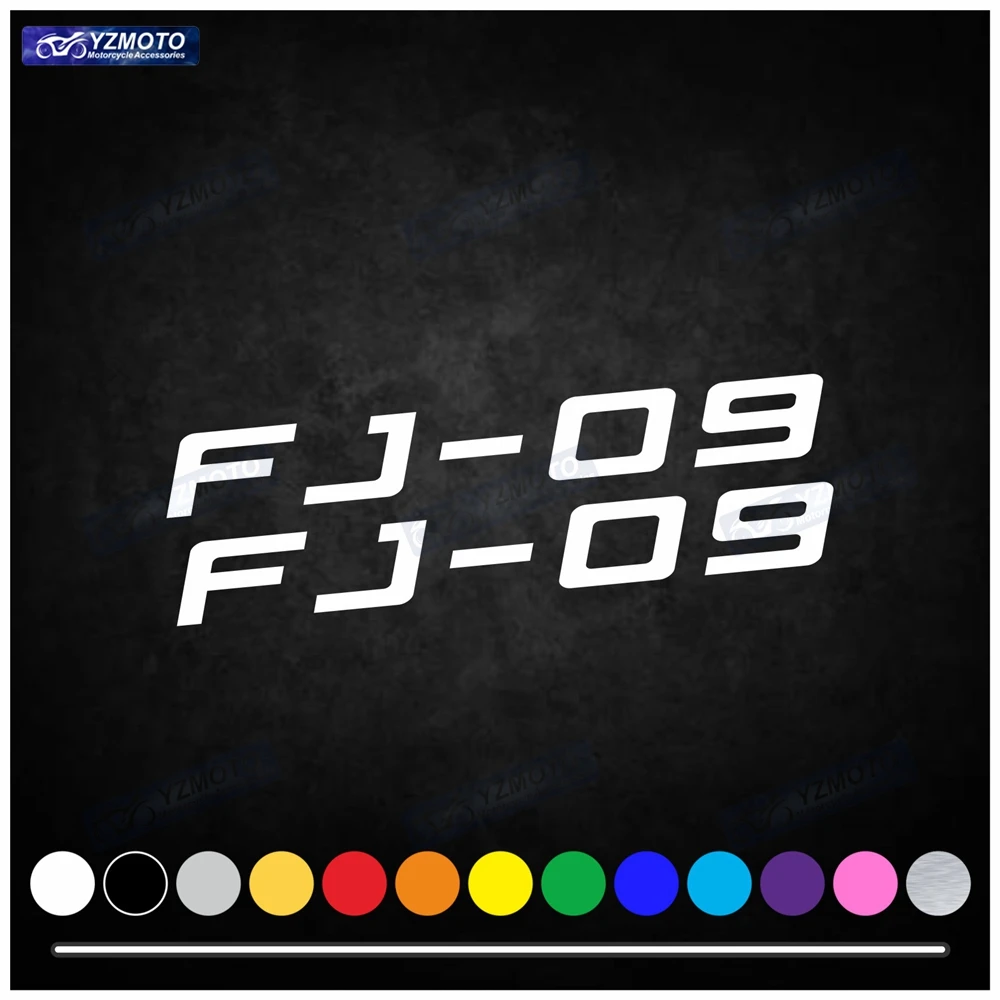 For FJ-09 FJ09 Motorcycle Accessories Racing Fuel Tank body Logo Decals Engine Fairing Windshield Helmet Decorative Stickers