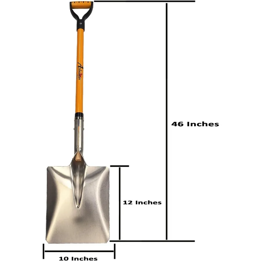 مجرفة ثلج شديدة التحمل مع مغرفة كبيرة لتنظيف الشتاء الفعال وبناء متين ومقبض مريح مصمم لـ He