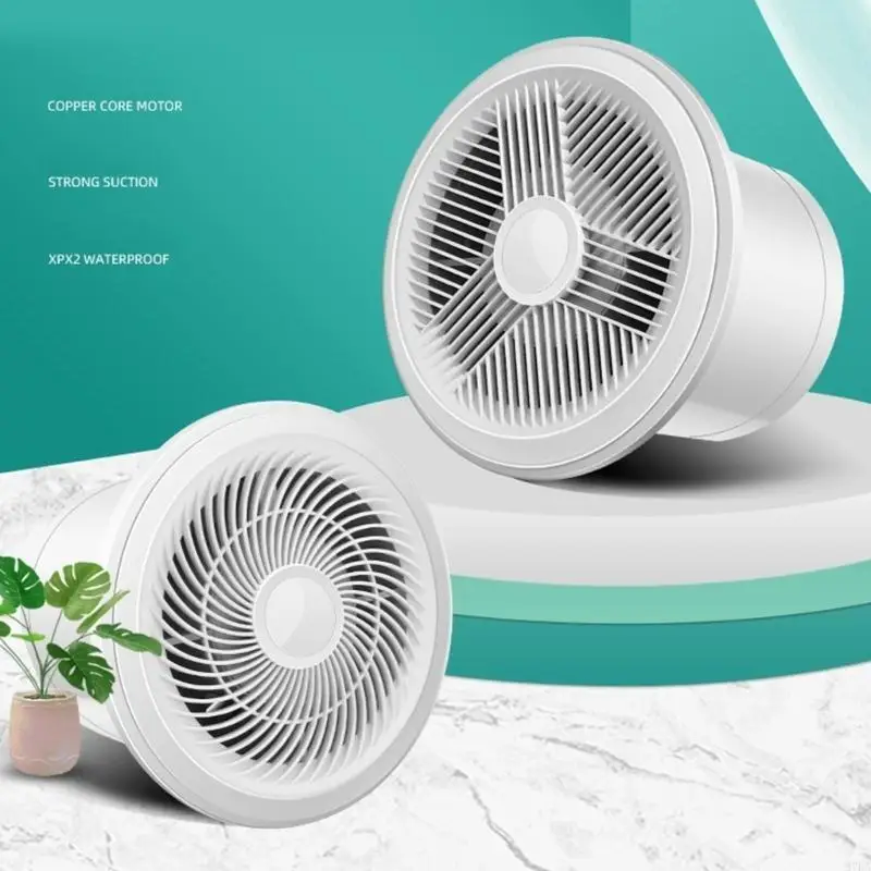 M7DA مروحة تهوية منخفضة الضوضاء مروحة عادم الحمام لتركيب جدار النافذة والسقف