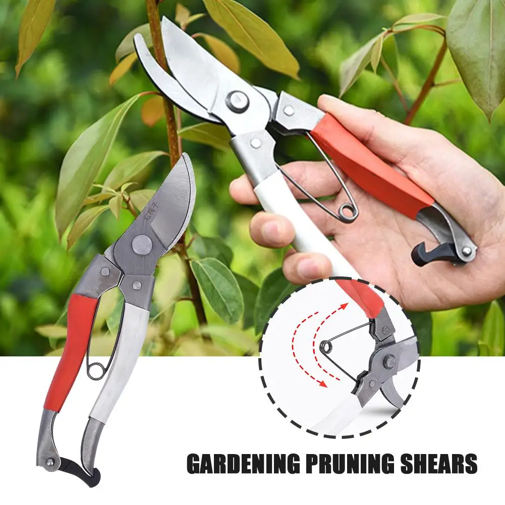 Pruning Shear Garden Tools Sharp Professional Garden Scissors Stainless Steel Pruning Shear Scissor For Flowers Branches Gr Y9F3