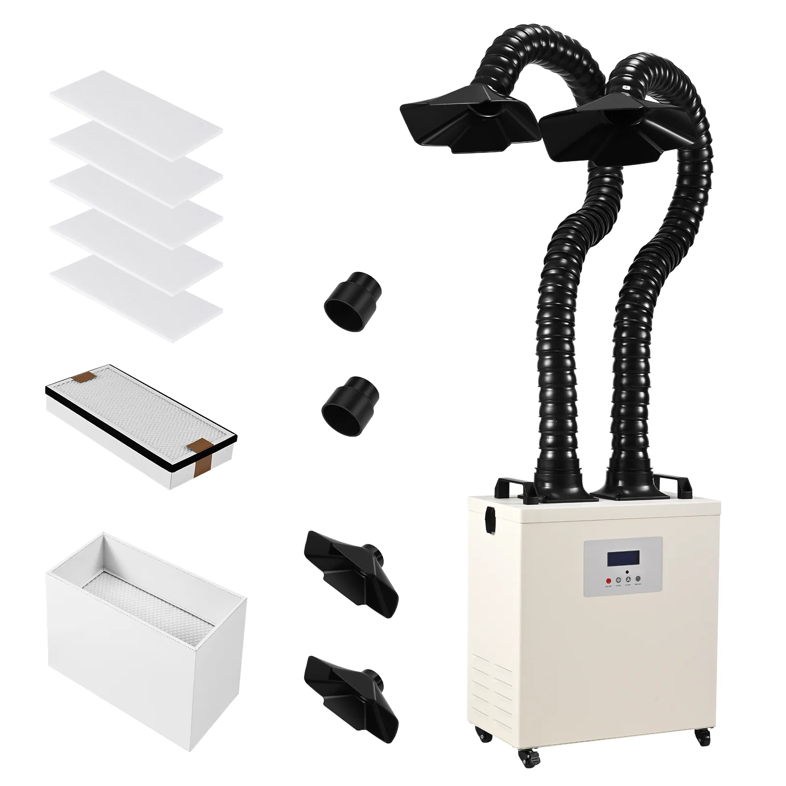 

Solder Fume Extractor 220W Smoke Absorber Welding Smoke Extractor For Laser Cutting,3D Printer ,DTF Printer Oven, Surgical,Salon