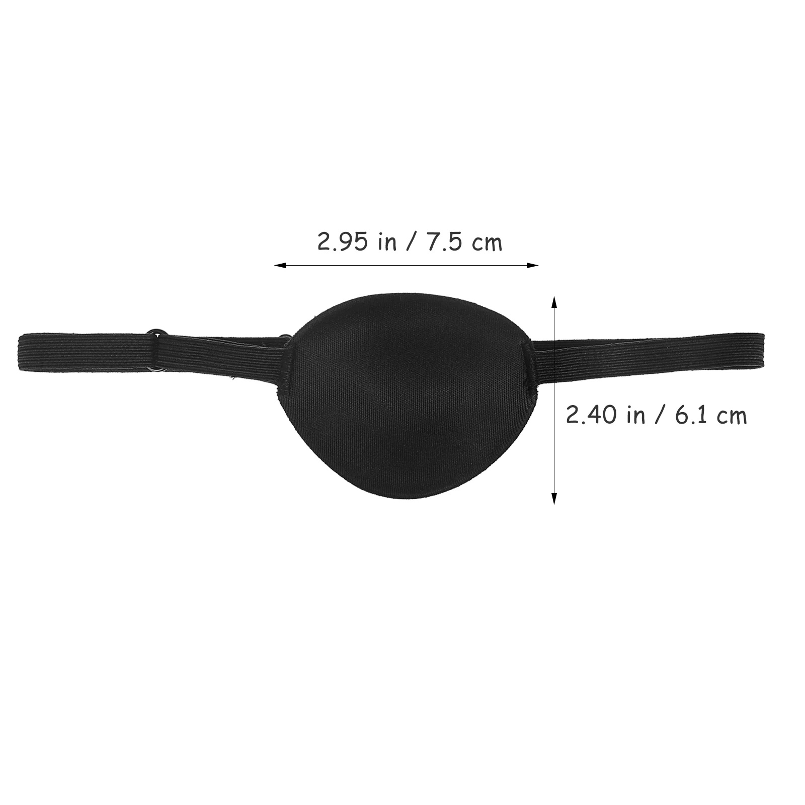 

Eye Mask Pirate Patch 75x61x05cm Black White EVA Material Lazy Eye Treatment Kids Halloween AccessoryProtectiveEyewear