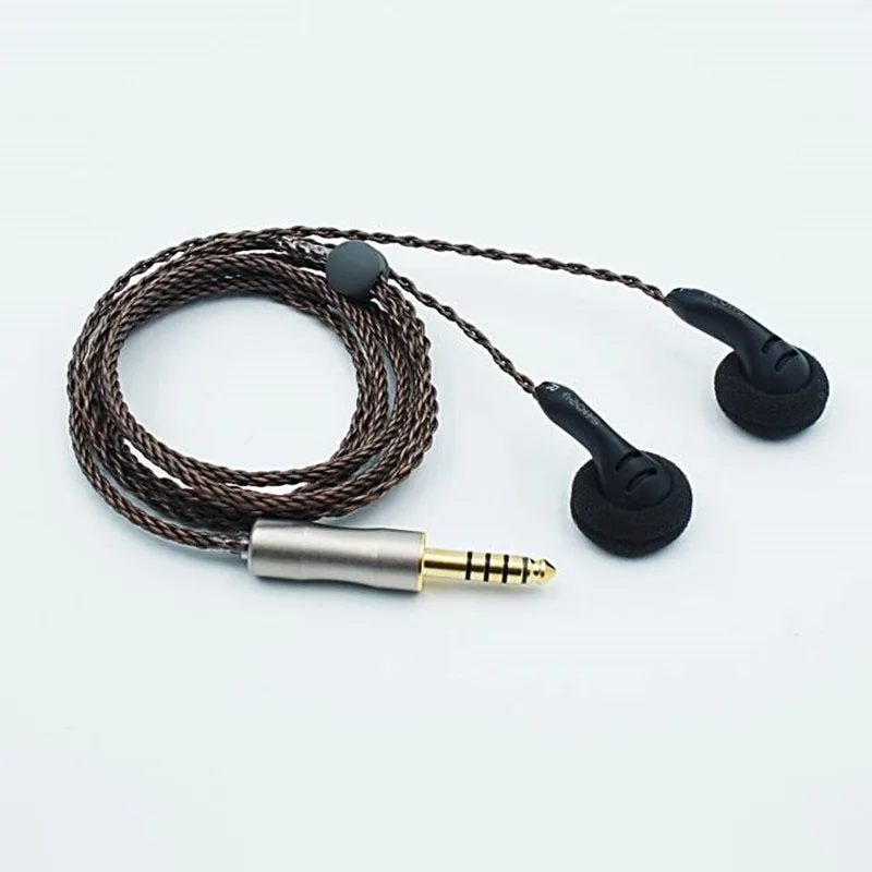 SHOZY BK MKII 3.5 ملم صوت / 4.4 ملم متوازن اوديوفيلي عالي الأداء برأس مسطح سماعة HiFi شاشة موسيقى استوديو DJ Musician