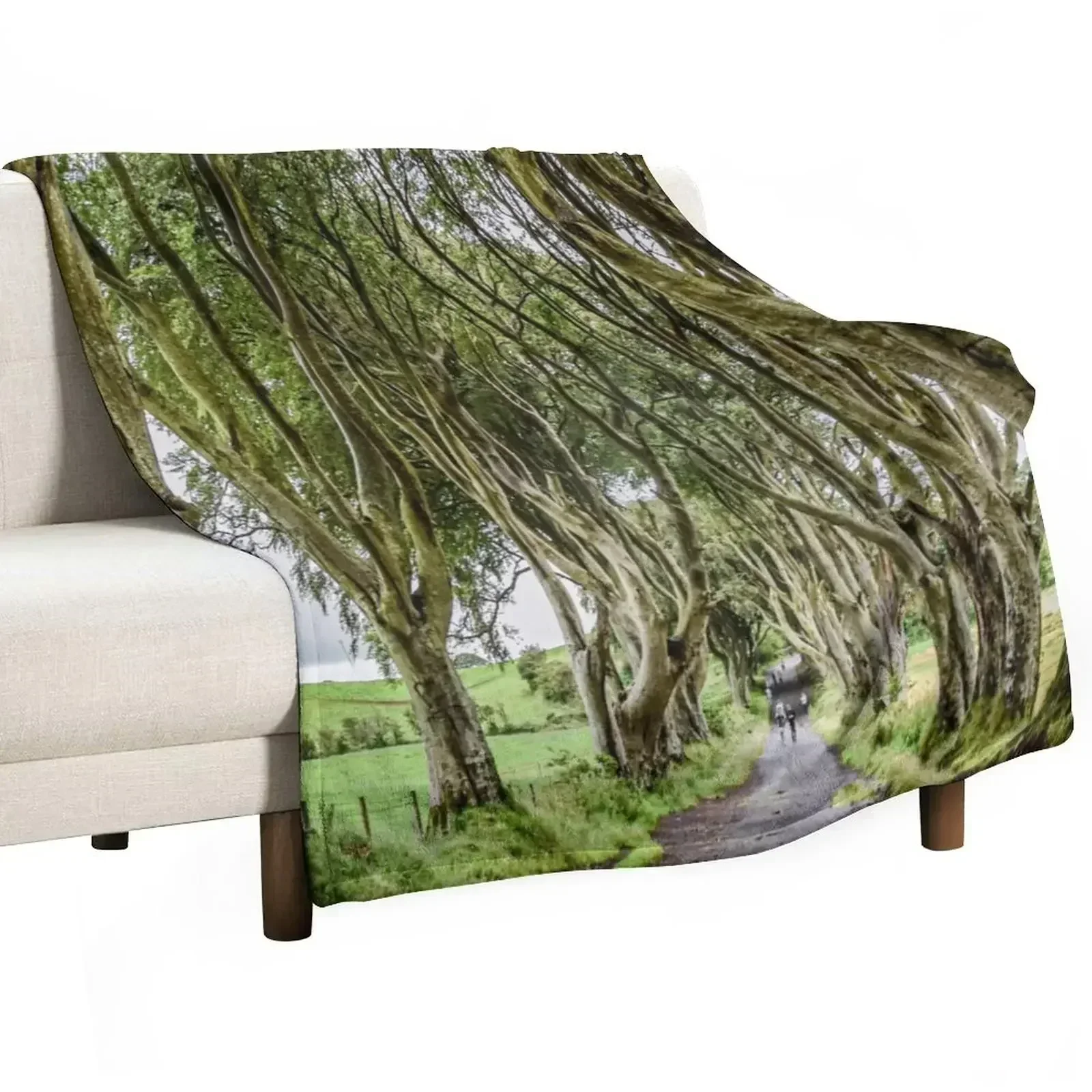 The Dark hedges Northern ireland Throw Blanket Summer Beddings Soft Plush Plaid Soft Big Thin Plaid on the sofa Blankets