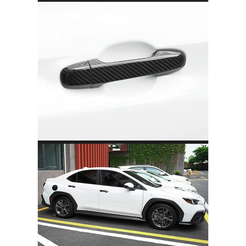 

Classy-Car Door Handle Decoration Trim Cover Real Hard Carbon Fiber Accessories For Subaru BRZ Toyota GR86 2022+