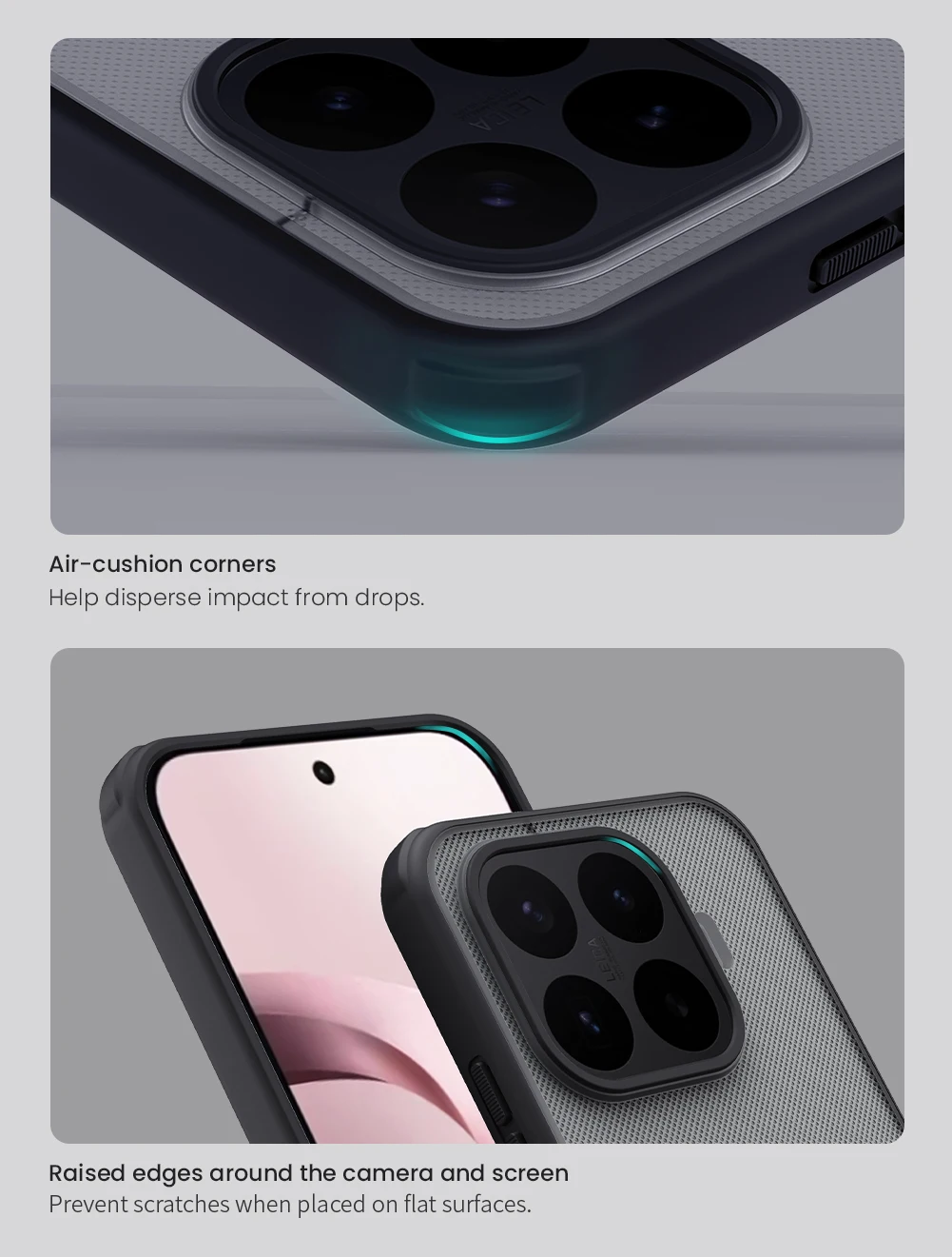 Etui na Xiaomi 17T / 17T Pro NILLKIN Frosted Shield Pro TPU PC Hard Cover — zdjęcie produktu 3