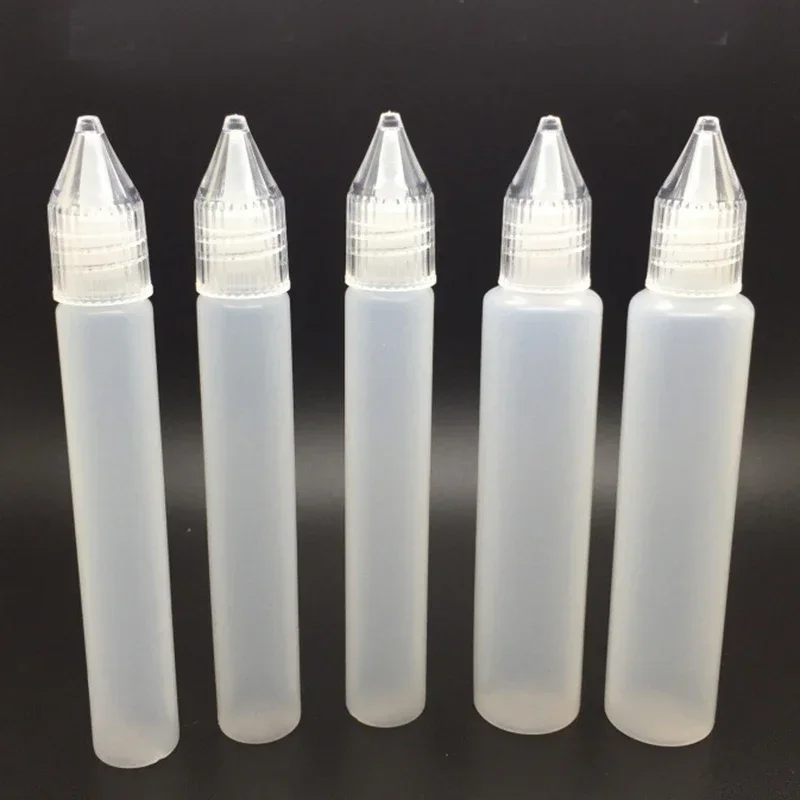 Needle Squeeze Bottles 10ml/15ml/30ml White Plastic Glue Applicator for Paper Quilling DIY Scrapbooking Paper Craft