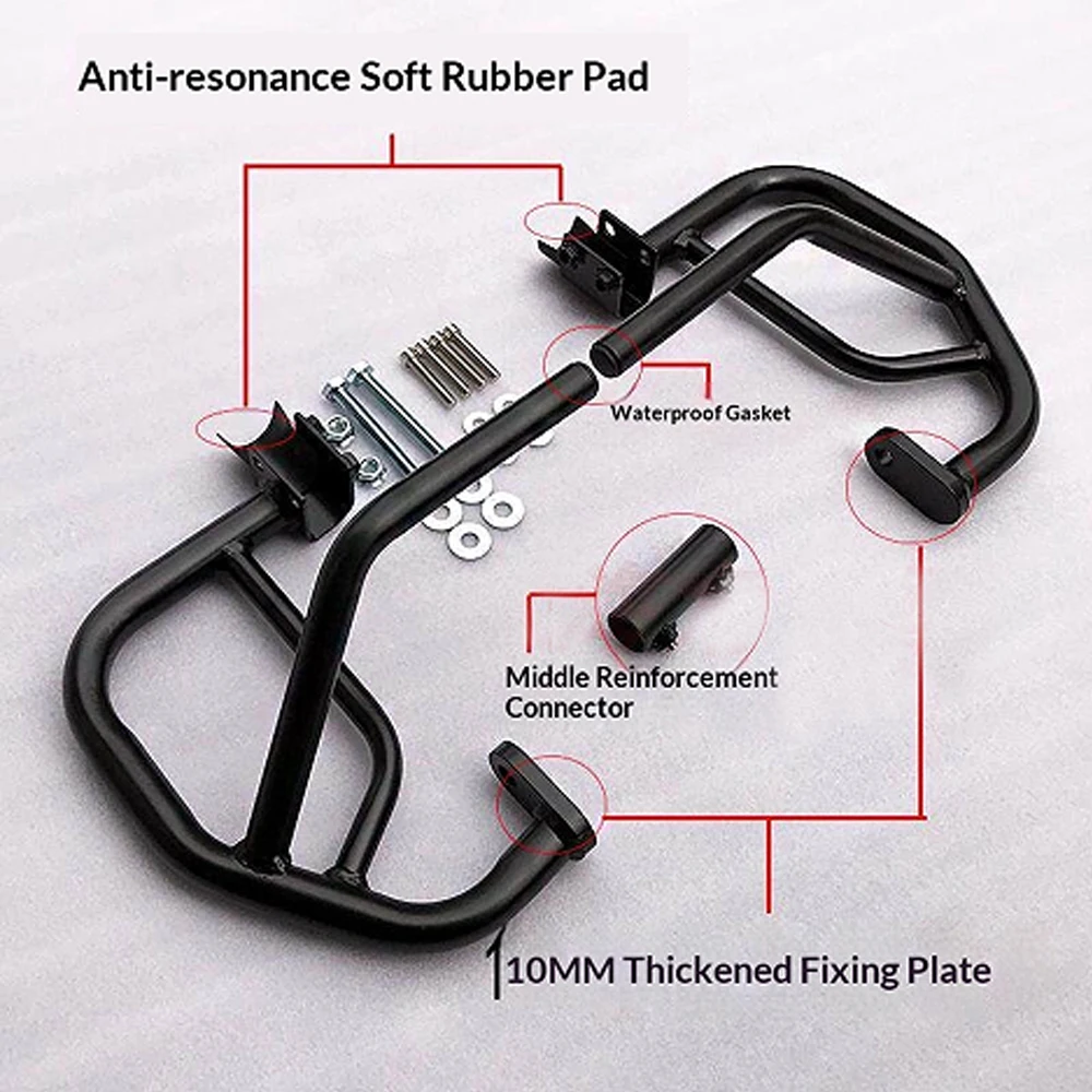 For Honda CM300 CM500 Rebel 300 500 CL300 CL500 Engine Guard Crash Bar No-Drill Protector Accesorios Moto Accessori Moto