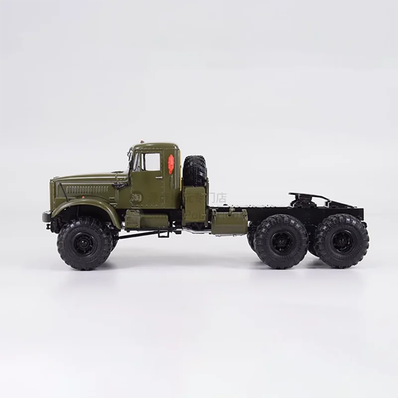 1/43 Scale plastics Heavy tractor KRAZ-255V Soviet transport vehicle model Adult boy toys Collectibles gifts static ornaments