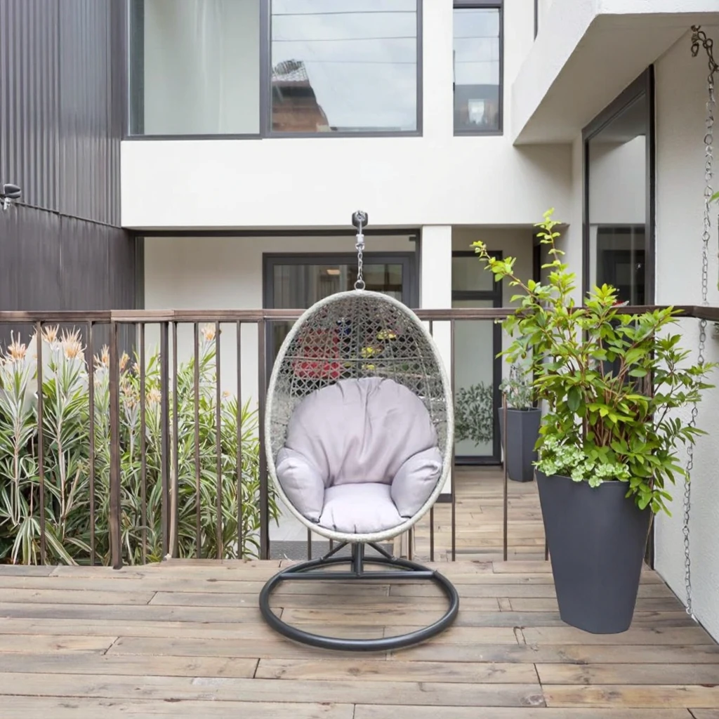 xx-China Modern High Quality Metal Egg Swing Chair Hanging Outdoor Garden Swings Outdoor Furniture Gym
