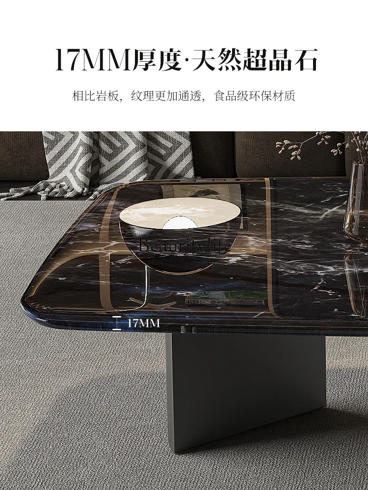 N Minimalist Small Apartment Modern Square Coffee Table Living Room Home Tea Table
