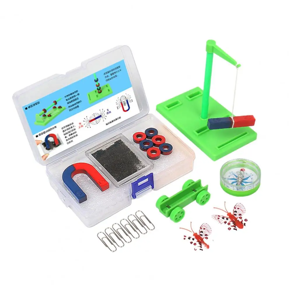 Science Magnet Kit Magnet Science Teaching Equipment Stem Magnet Experiment Kit for Kids Early Education Physics for Pupils