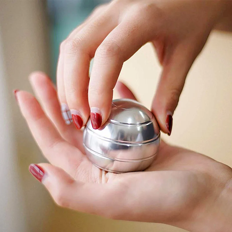 Desktop Spherical Gyroscope Metal Fingertip Gyroscope Adult Circular Optical Phantom Finger Decompression Gyroscope