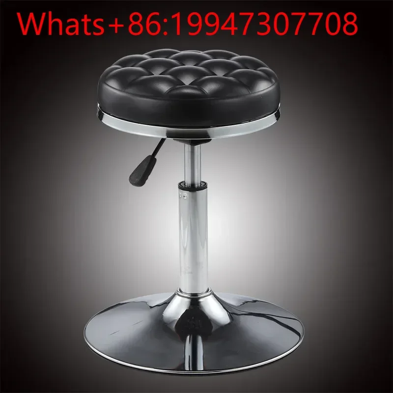 

Bar Chair Beauty Stool Simple Bar Stool Disc Model Can Be Lifted And Lowered Rotating Small Round Stool.