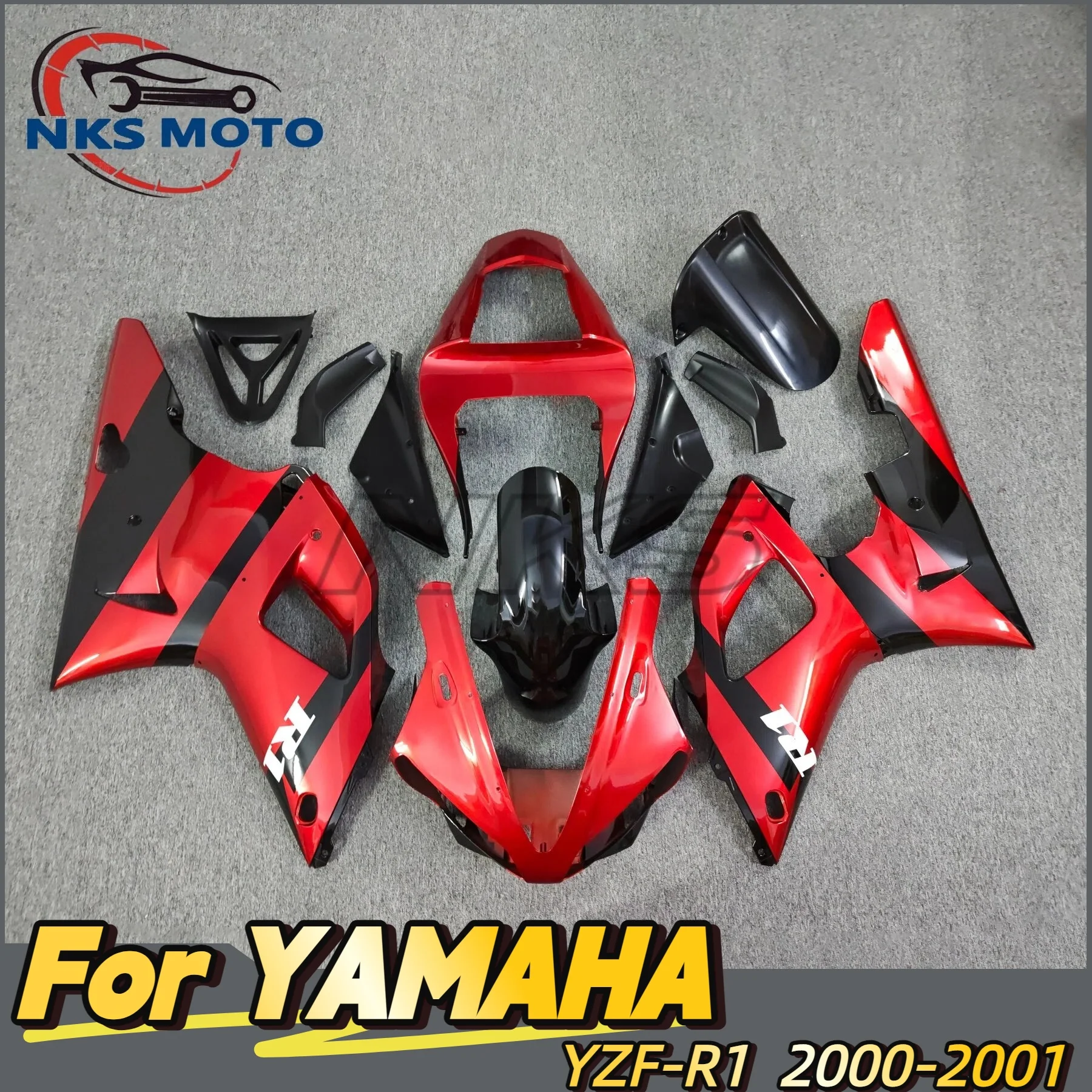 

YZF-R1 2000 2001 For YAMAHA YZF R1 2000-2001 Fairing Moto YZFR1 Set Body Kit Decoration Plastic Guard Plate Accessories Shell