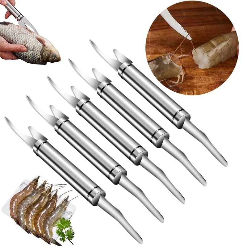 Shrimp Peeling Tool Multifunctional Fast Shrimp Peeler Tools Kitchen Shrimp Deveiner Tool Peeler For Shrimps Cutting Tools