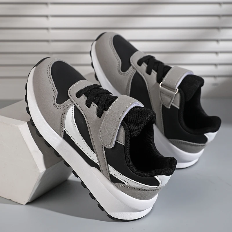 Children's Sneakers Boys Lightweight Versatile Tennis Shoes Fashion Breathable Causal Kids School Student Running Sports Shoes
