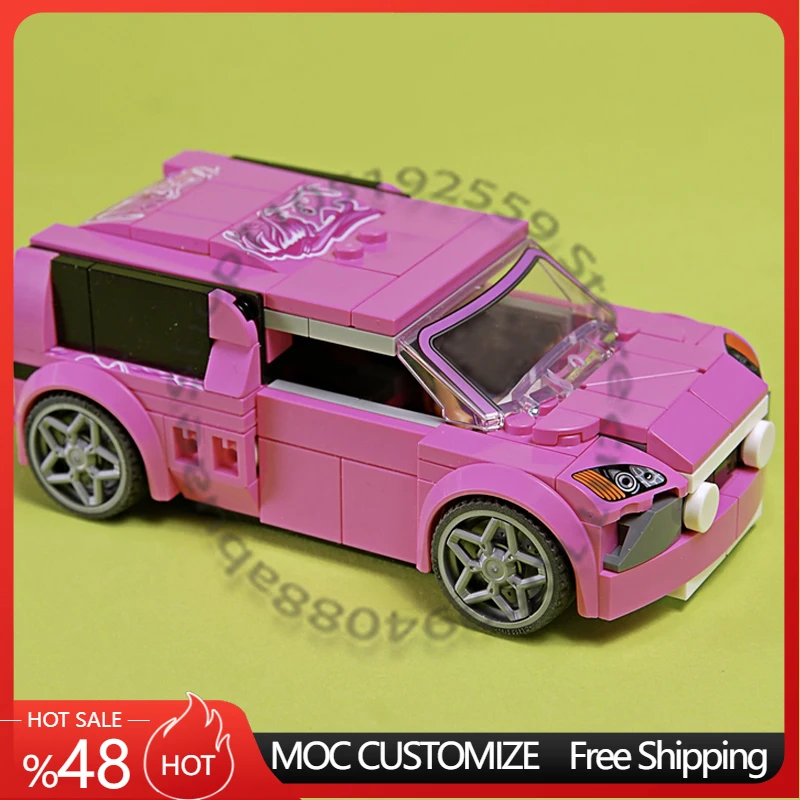 

237 деталей: Модульный конструктор Speed King 3-осный полуприцеп MOC, популярный развивающий набор для самостоятельной сборки, простой DIY-конструктор для мальчиков, праздничный подарок