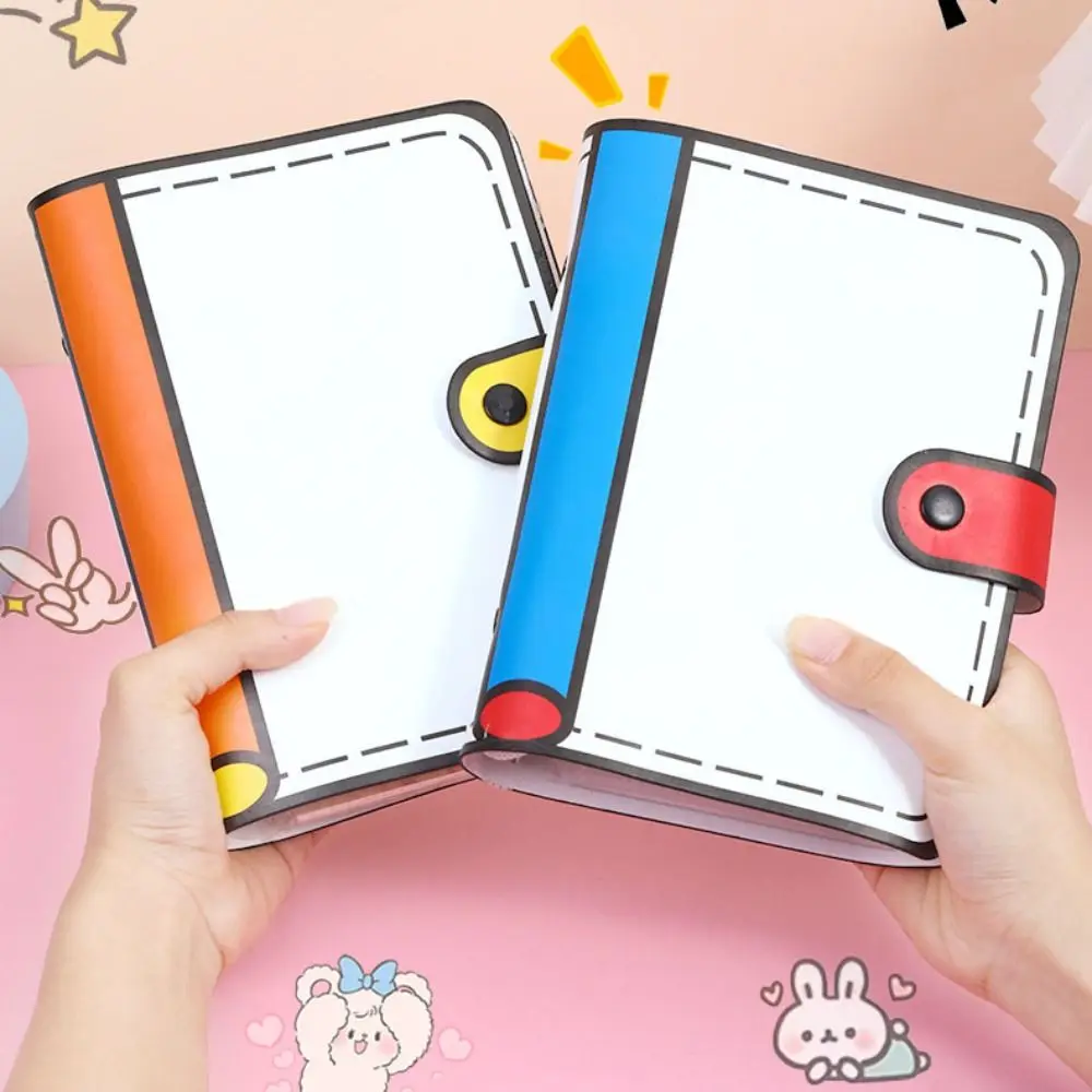 Creative A6 PU Leather Notebook Patchwork 100Sheets Accounting Book Stationery Notepad Writing Notepad Journal Diary