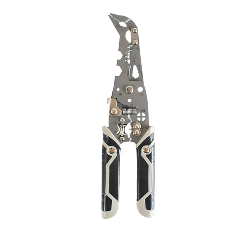 Tilted Heads Wire Stripping Pliers Electrician Special Wire Stripping Tool Multi-Function Wire Stripping Stripping