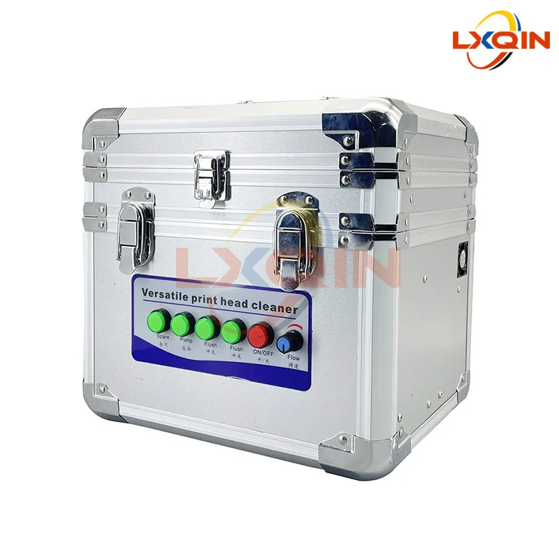 

LXQIN Professional Ultrasonic Printhead cleaner For Epson DX4 DX5 DX7 XP600 4720 I3200 print head cleaning machine versatile