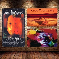 90X150CM 3X5Ft Alice In Chainss Band Flag/Tapestry Alternative Metal Band Polyester Printing Rock Banner For Decor