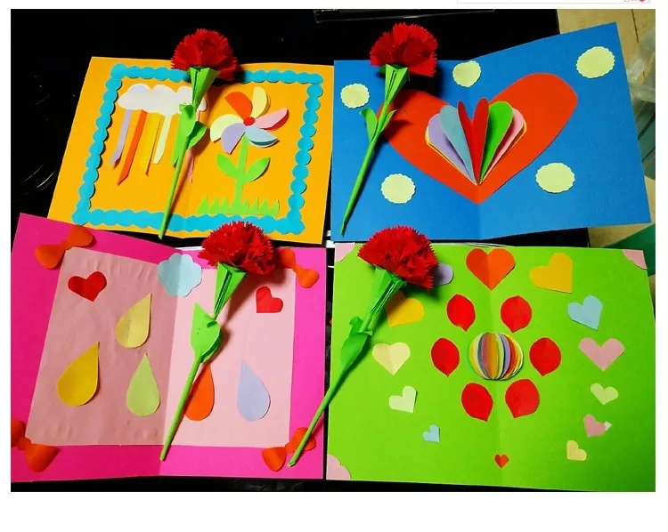 100 Stück Origami-Papier 15cm Quadratisch, Doppelseitig Farbiges Faltbares Papier, Mehrfarbiges DIY-Bastelset für Kinder Schüler Scrapbooking – Detail 13