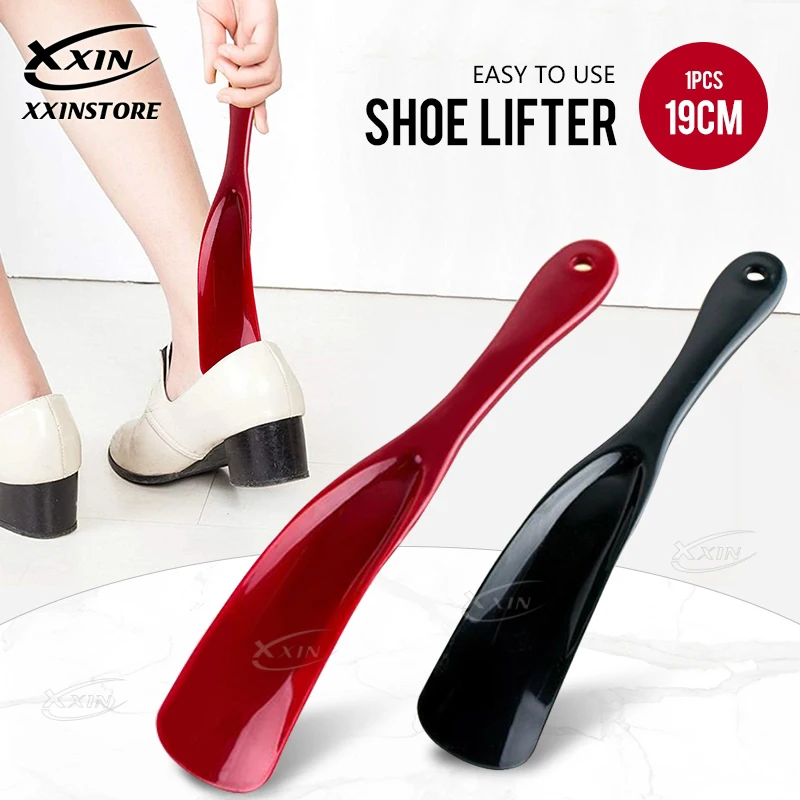 

【Xxin】19cm Professional Shoe Lifter Shoe Horns Plastic Shoe Horn Spoon Shape Shoehorn