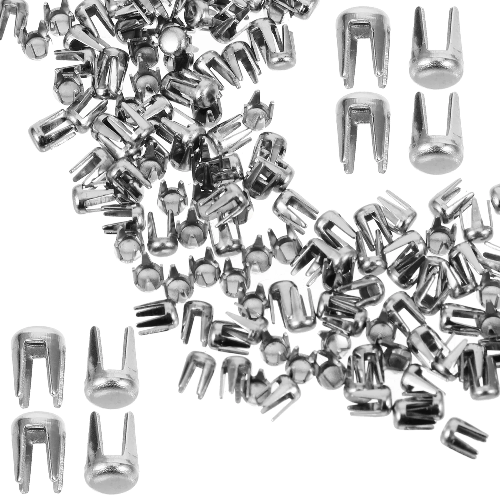 5000 Pcs Bead Nailer Four Claw Rivets Studs Scattered Beads Craft Metal Handmade