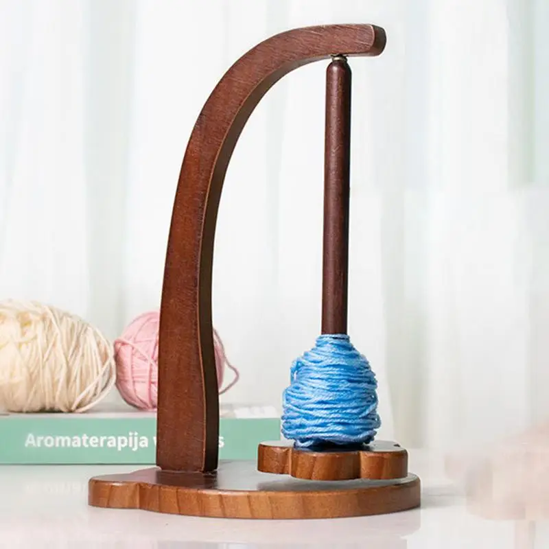 360 Degree Rotation Yarn Holder Spinnings Knitting Tools Crochet Yarn Holder Rotating Magnetic Thread Spool Wool Ball Winder