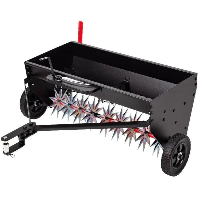 Tow Planter Steel Hopper Drop Seed Fertilizer Salt Spreader Lawn Garden Tractor Broadcast Compost Aerator
