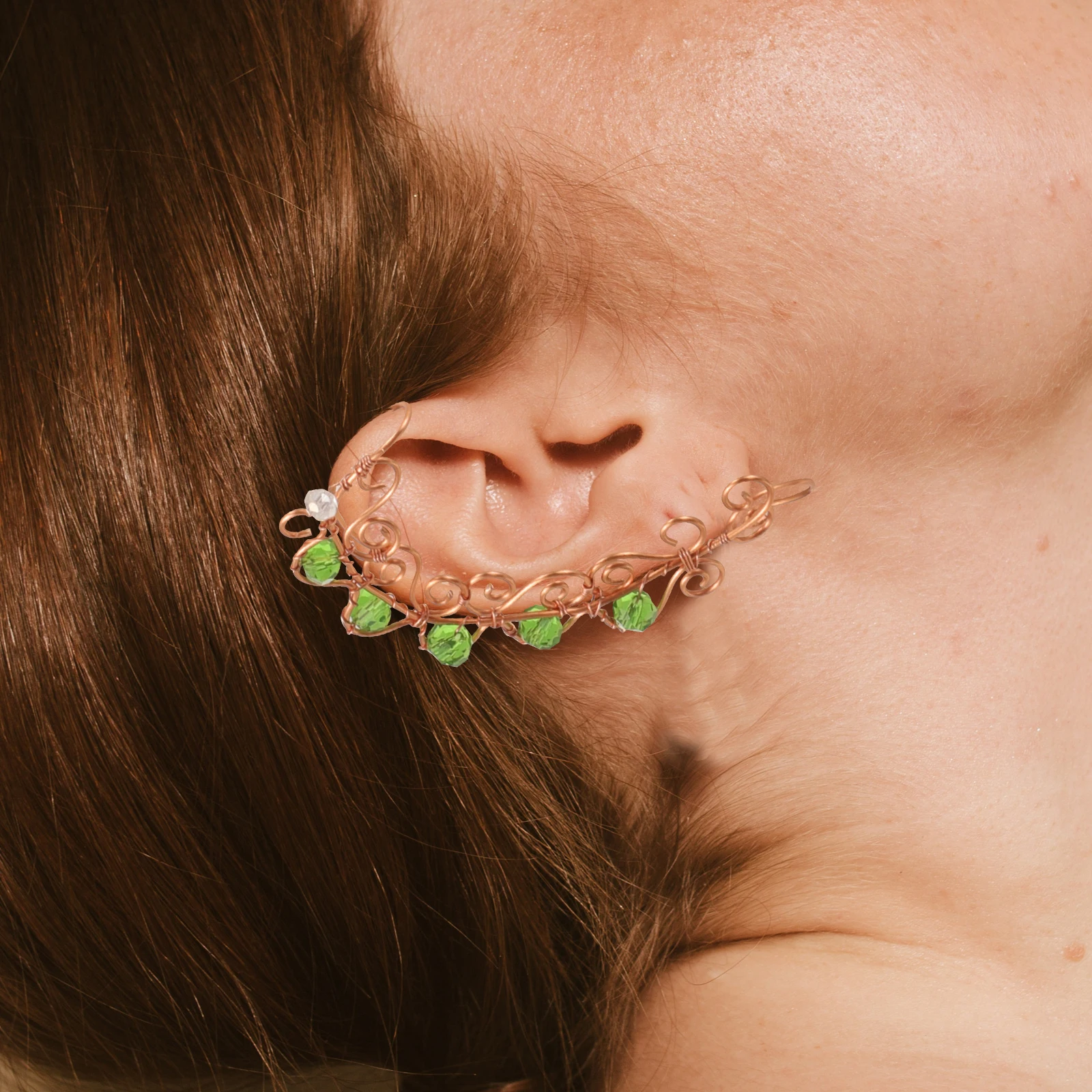 

1 Pair Elf Ear Cuffs For Women Fairy Earrings Non Piercing Clip On Metal Ear Cuff Jewelry Decor Aesthetic Earring Cuffs