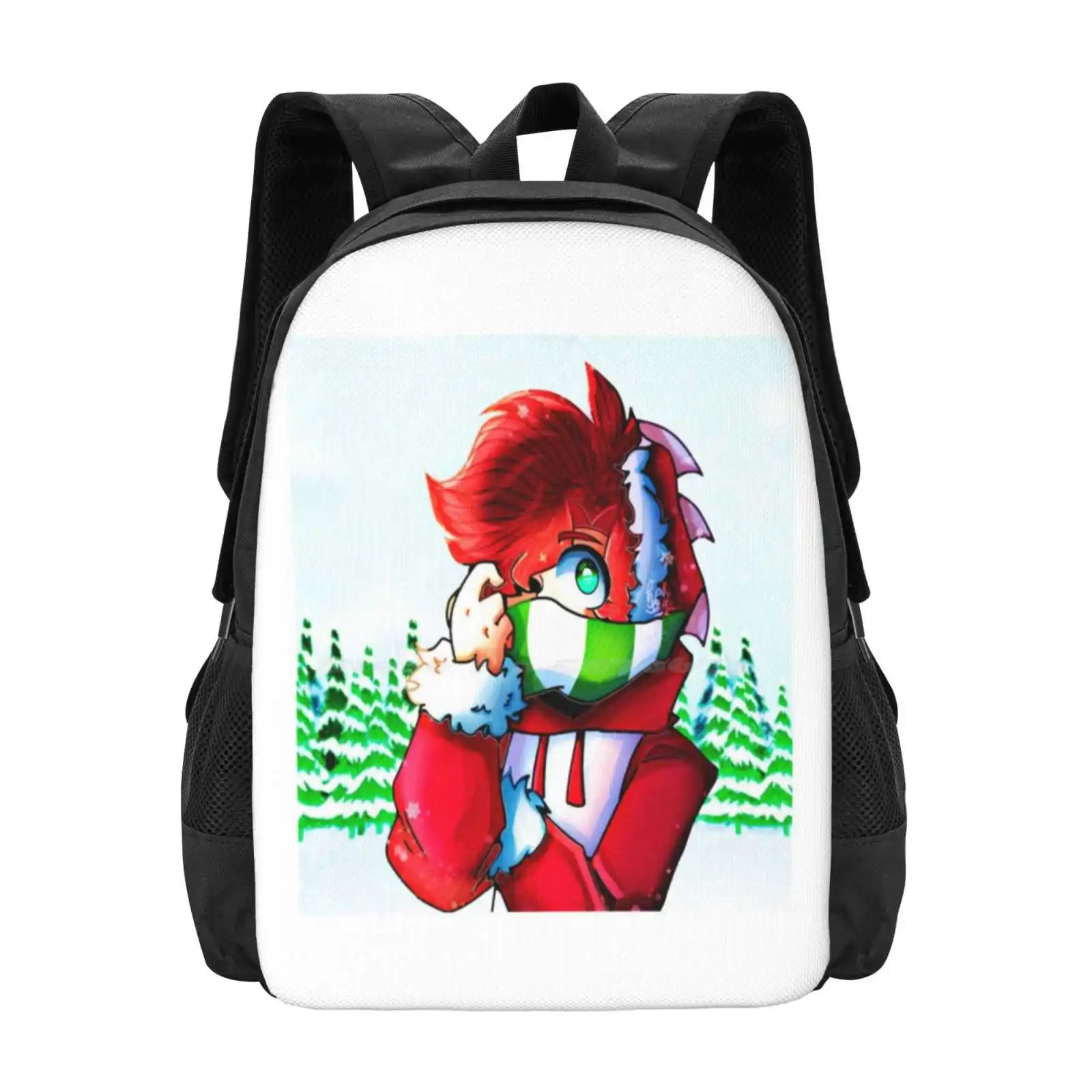 Navidad De Raptorgamer Camiseta Clásica Hot Sale Schoolbag Backpack Fashion Bags The Compas Gamers Gaming Video Game Timbavk