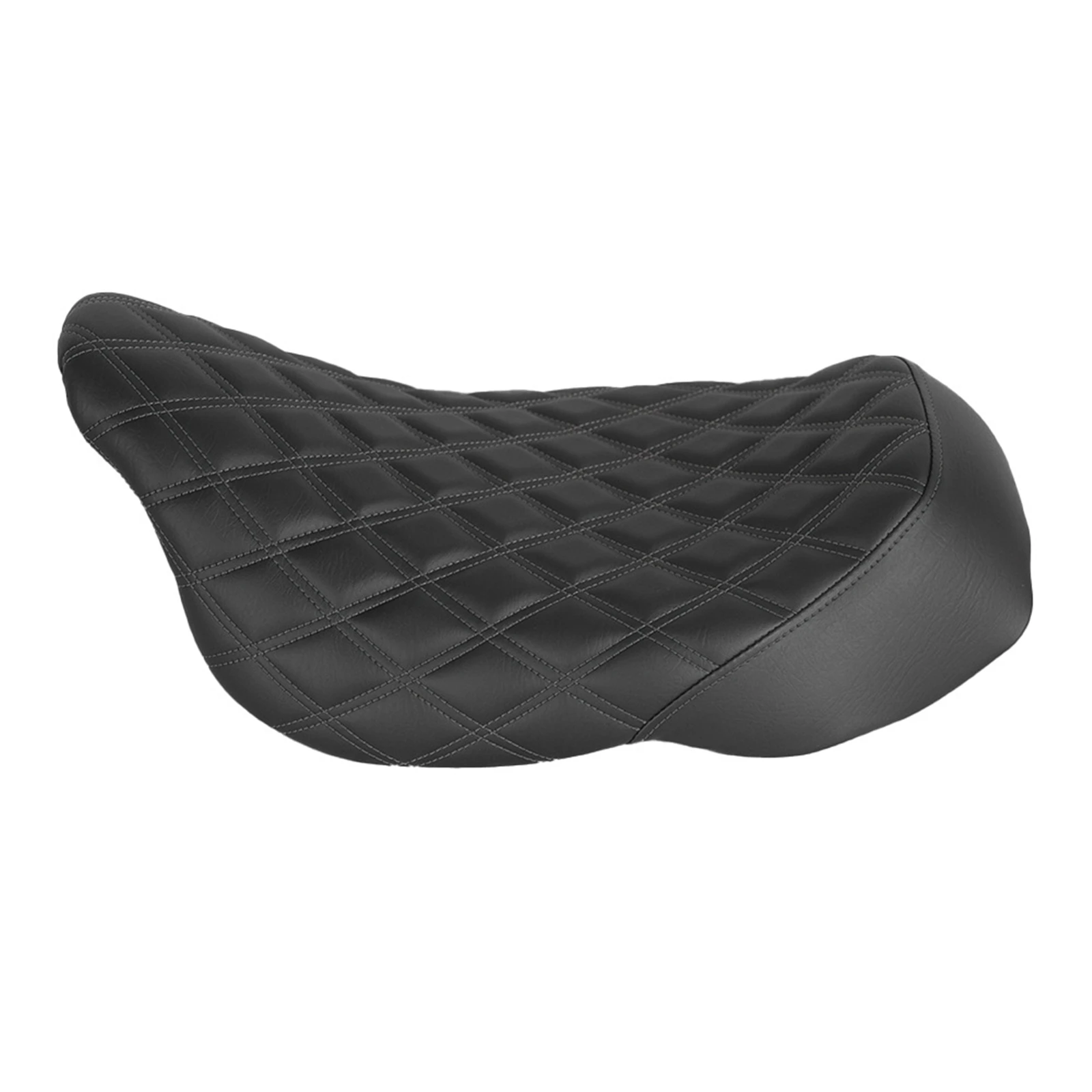 Motorbike Solo Driver Seat Pillion Cushion Lattice Stitch For Harley-Davidson Touring 2009-2023