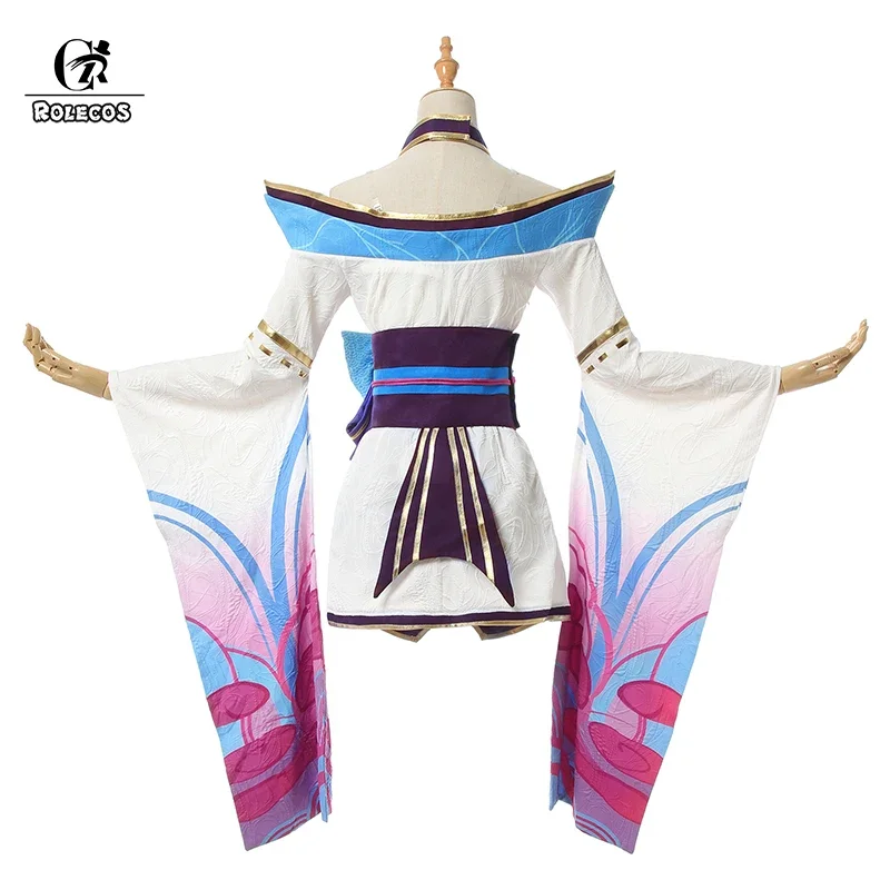 CosplayROLECOS Gra Spirit Blossom Ahri Stroje Cosplay Seksowne Sukienki Spirit Blossom Ahri Kostiumy dla Kobiet Stroje Cosplay