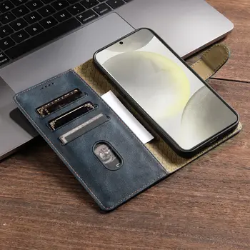 Flipové kožené pouzdro pro Samsung Galaxy A55 A15 A35 A25 A17 A16 A56 A36 A14 A34 A54 A13 A23 A33 A53 A52 A72 A32 A12 5G obal na peněženku 8 nejlepší prodej Flipový kryt pro Samsung A15 - №1