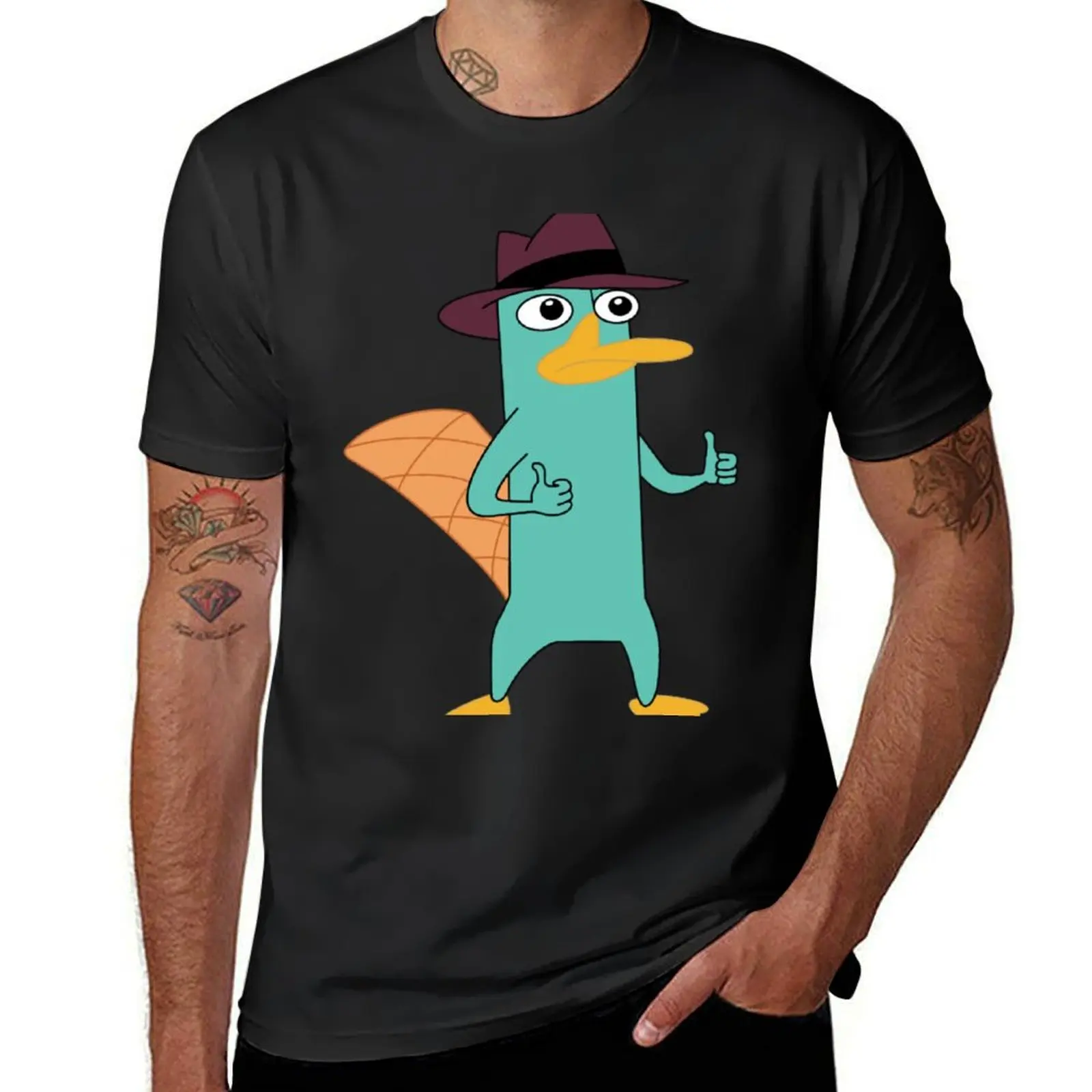 Agent P T-Shirt Short sleeve tee vintage clothes t shirts for men