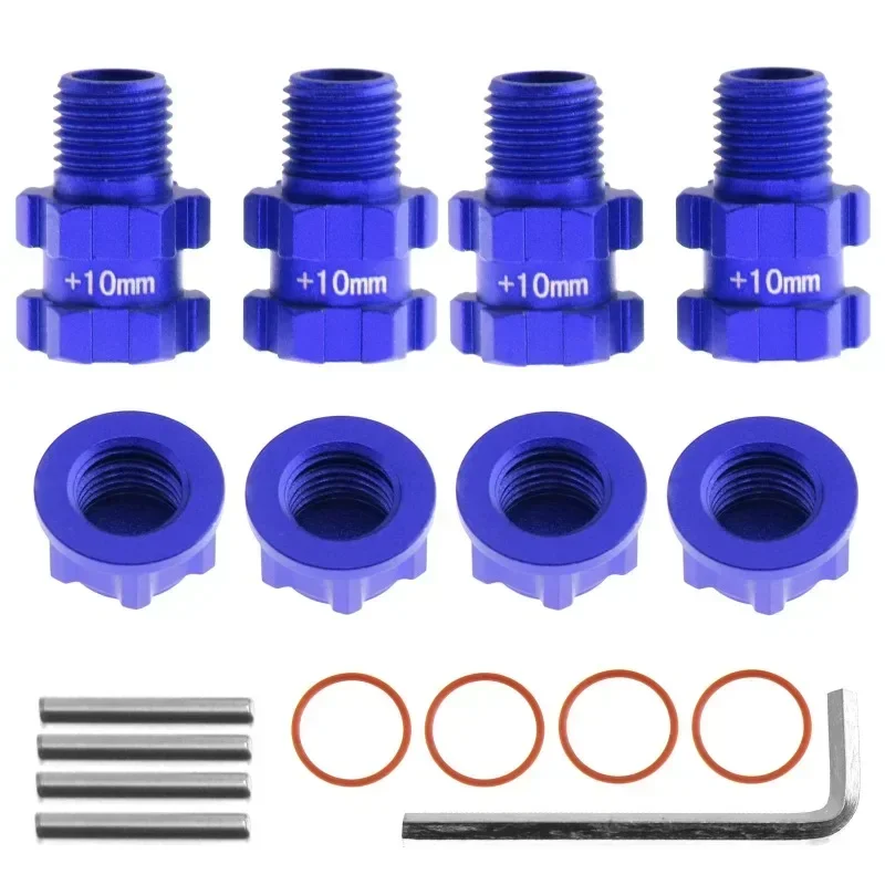 Metal 14mm to 17mm Splined Wheel Hex Hub Adapter for 1/10 ARRMA 3S SENTON VORTEKS Typhon Big Rock Granite RC Car Upgrade Parts