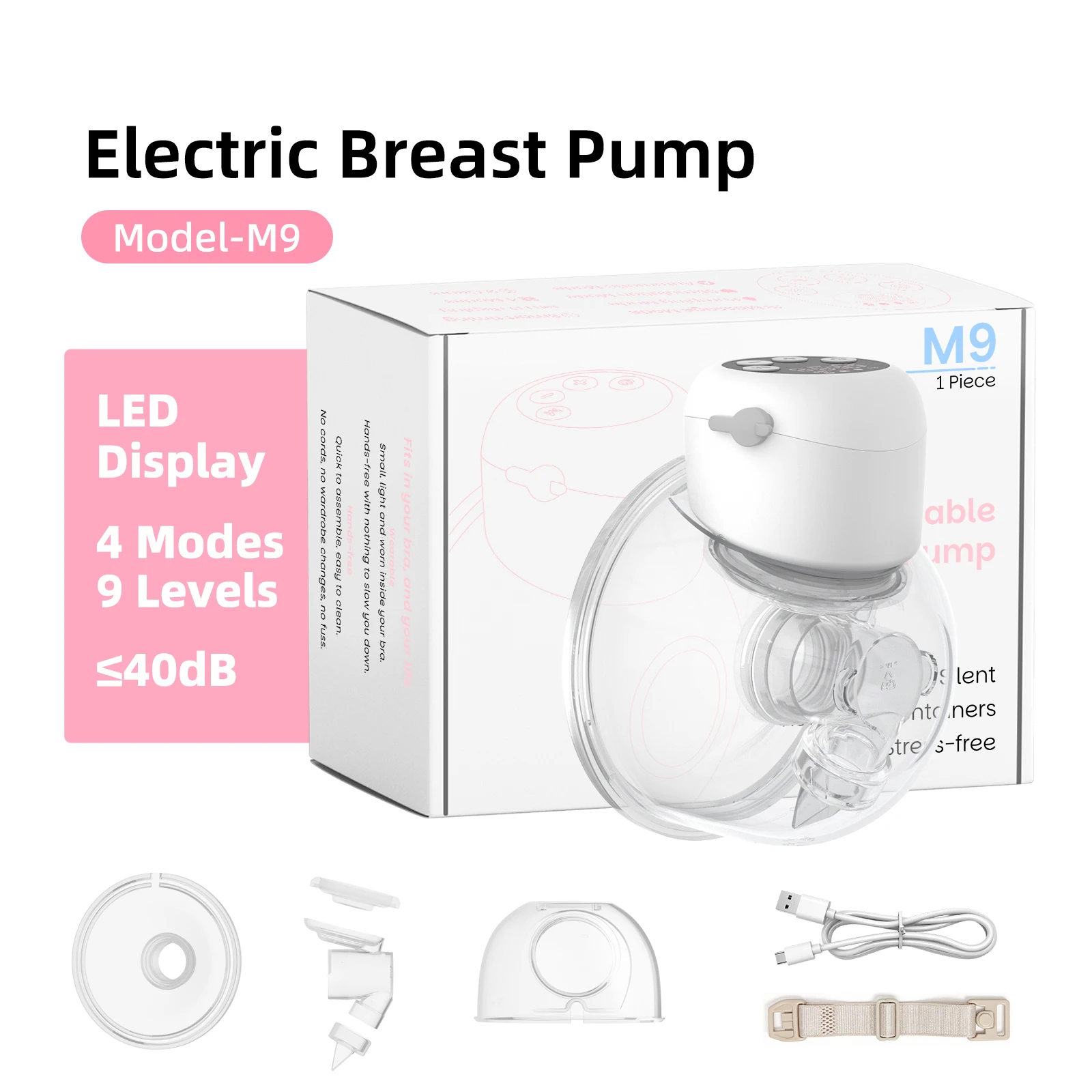 wearable-breast-pump-hands-free-of-longer-battery-life-led-display-portable-electric-breast-pump-with-4-modes-9-levels