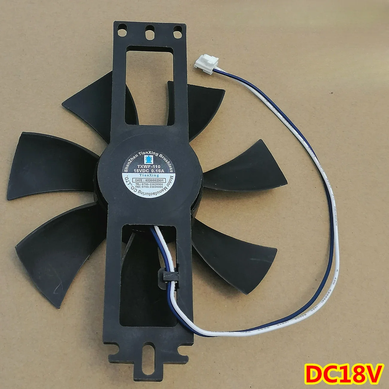 TXWF-110 / TXWF-116 PD-1225MS DC 18V Brushless Motor Cooling Fan Accessories For Midea Induction Cooker  Parts