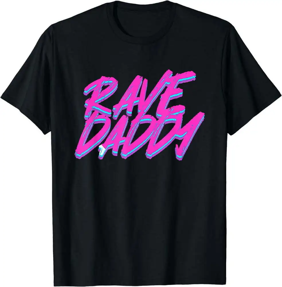 Techno Rave Men EDM Rave Daddy T-Shirt For Men Anime Graphic T-shirts For Men Clothing Women Short Sleeve Tees Y2K Tops