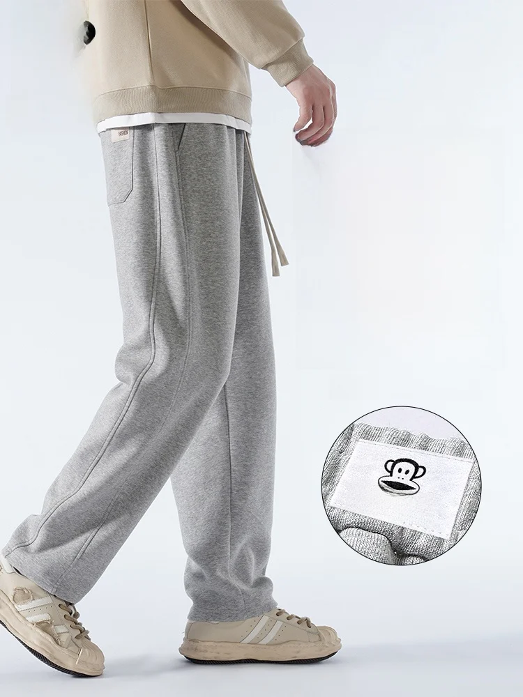 

PaulFrank American Sle Men's Casual Sports Pants Spring New Loose Straight Leg Trousers Youth Trendy Cotton Blend Fabric