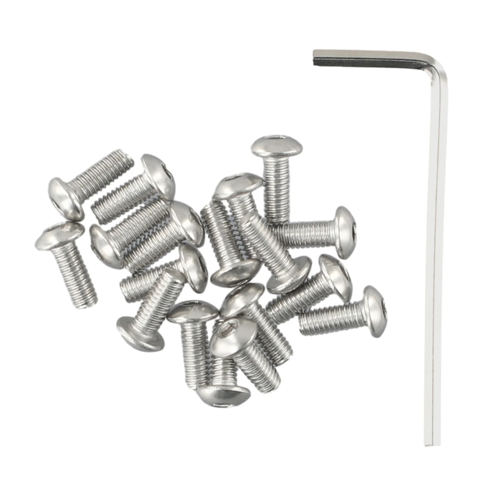 For NINEBOT Max G30 Electric Scooter Screws Silver W Wrench Wrench 10*4mm 18 X Screws Accessories Bottom Cover