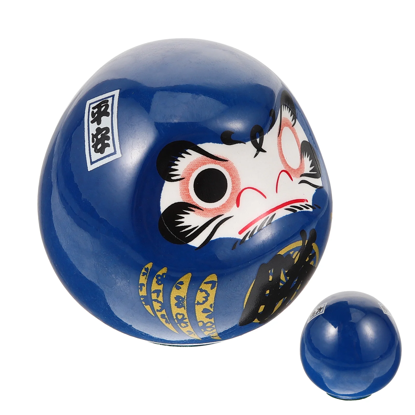 Estatua japonesa Daruma Zen, de 6Cm figurita de cerámica, Mini Daruma, Ochoko, Daruma, adorno de buena suerte, Mesa para el hogar