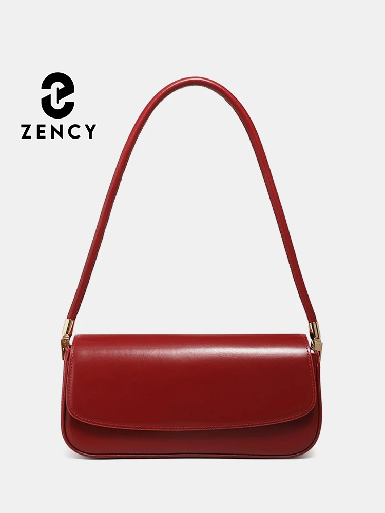 

Zency Red Bag Designer Underarm Bag Ladies Handbag Premium Leather Ladies Shoulder Bag