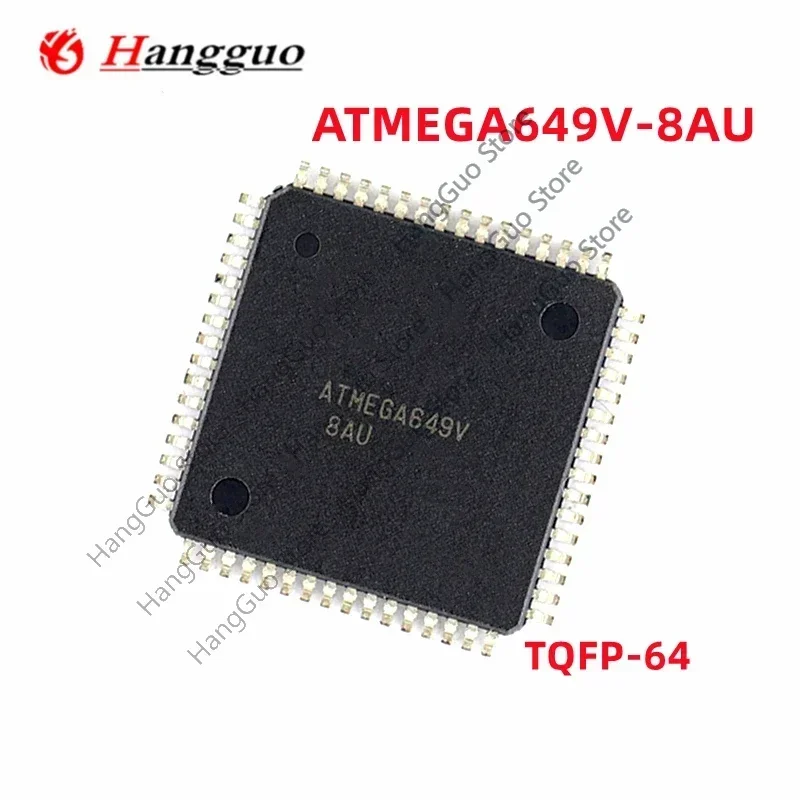 5Pcs/Lot Brand new  original  ATMEGA649V-8AU TQFP-64 MCU Microcontroller Chip
