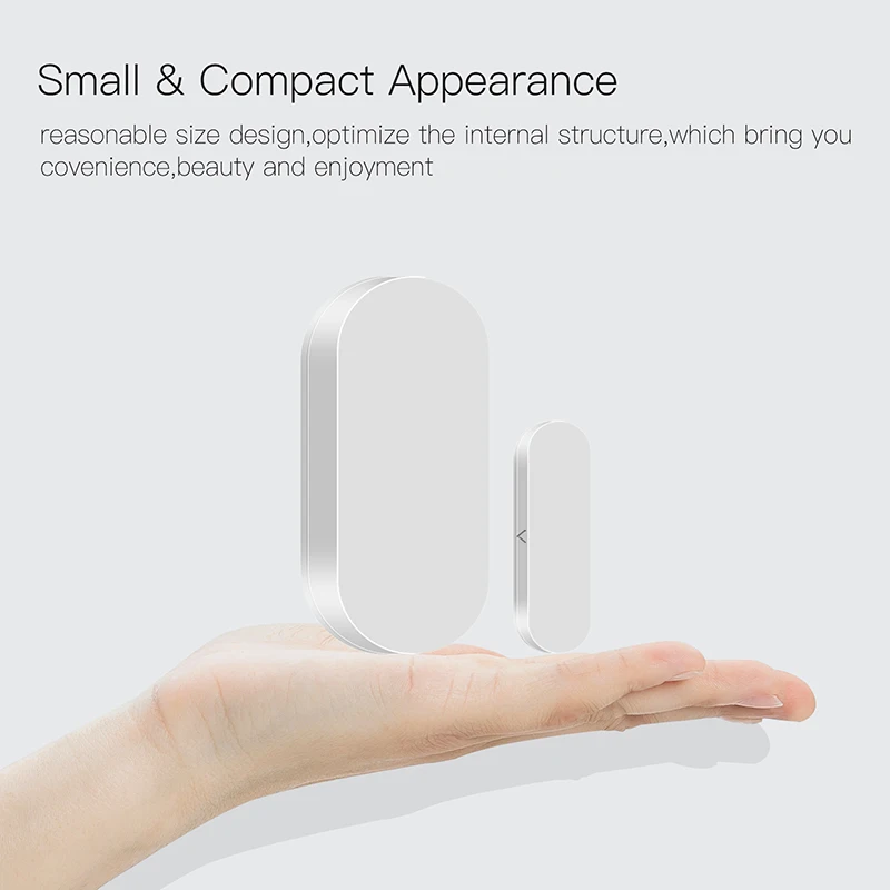 Tuya ZigBee Smart Window Door Gate Sensor Detector Smart Home Security Alarm System Smart Life Tuya App Remote Control