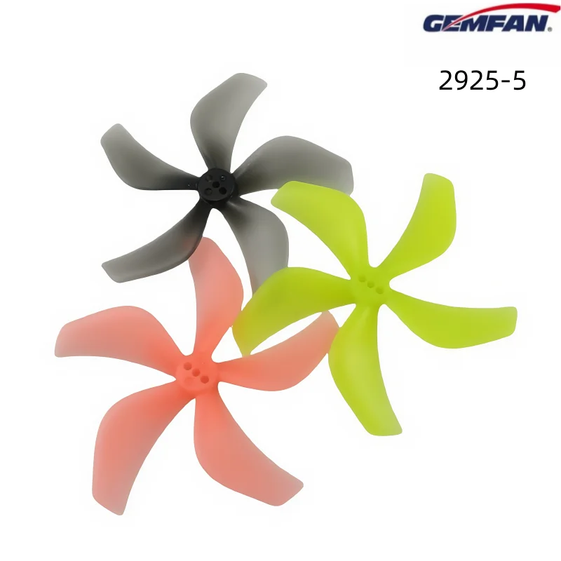 GemFan 2925 5-Blatt-Crossover-Modellflugzeug, kompatibel mit DJI AVATA Modellpropeller, FPV, vier Achsen