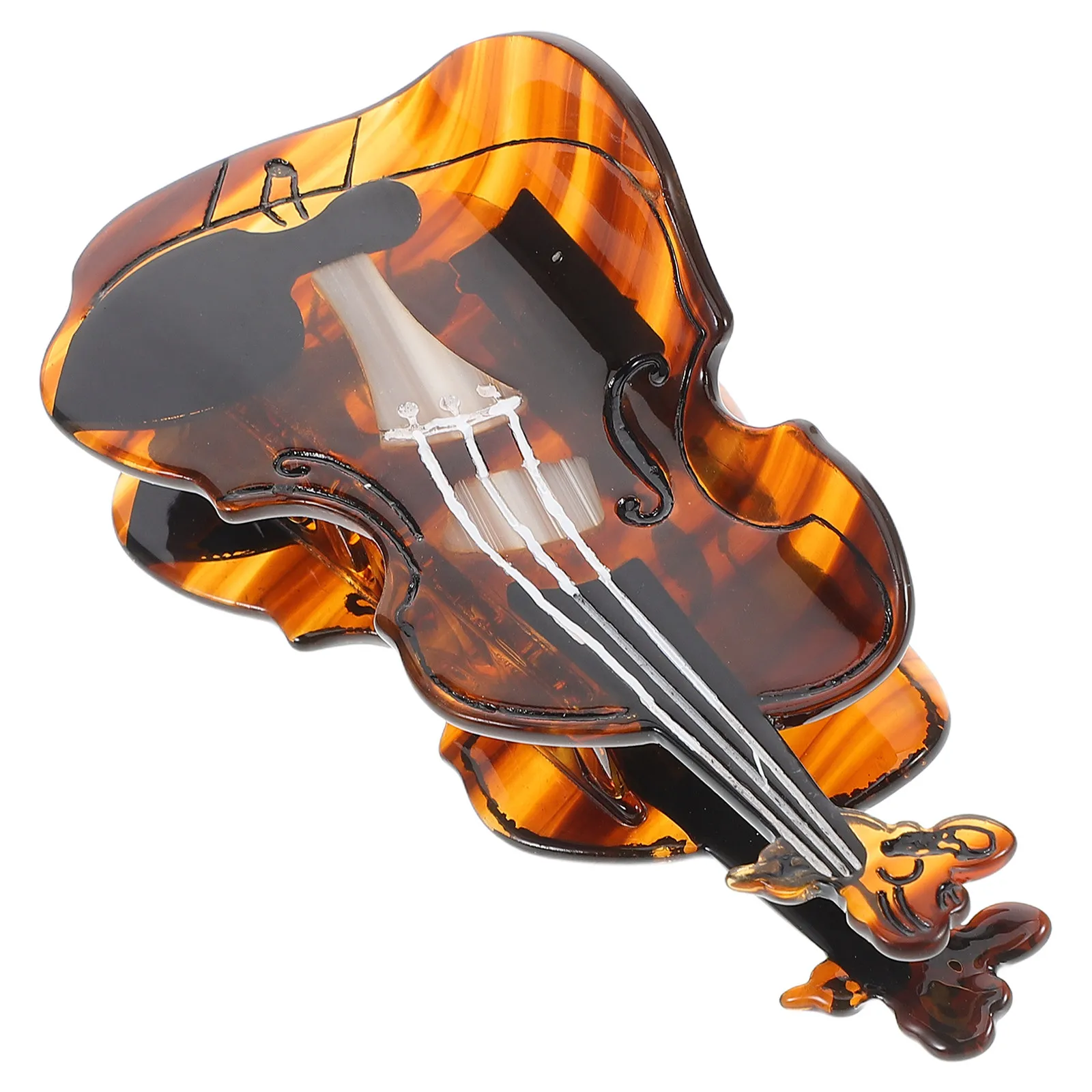 

Cello Hair Claw Clip Acetate Big Jaw Clip for Women Music Lovers Hair Styling Accessories Novelty Claw Clips